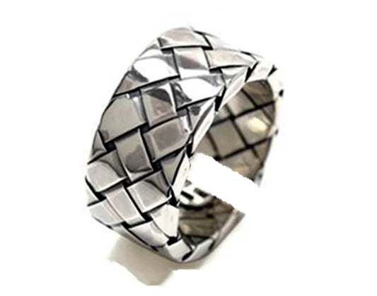 Vintage Woven Cross Ring
