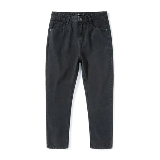 Men's Loose Cotton Denim Jeans for Autumn